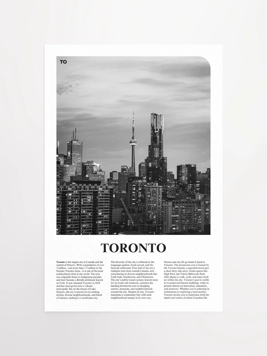Toronto 03 Newspaper Poster product image (11)