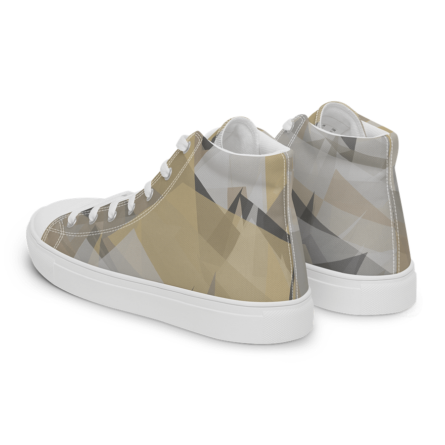 Geometric Fusion High Top Canvas Shoes product image (6)