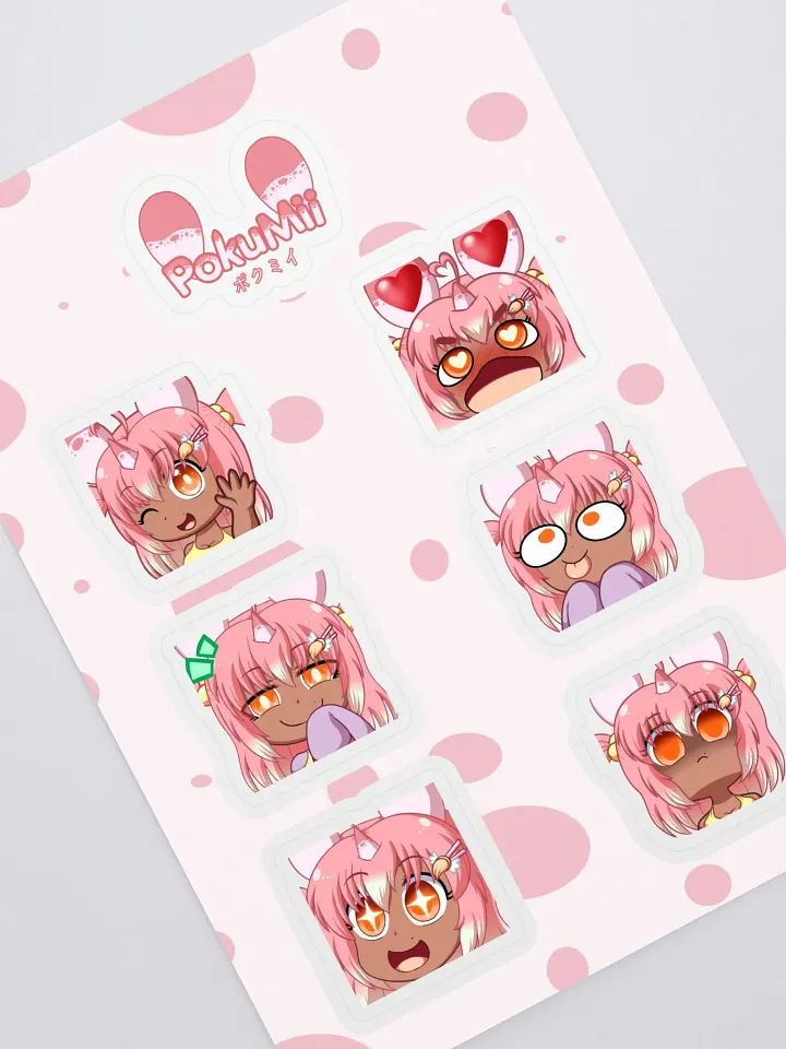 Jammy Emote Sticker Sheet product image (1)