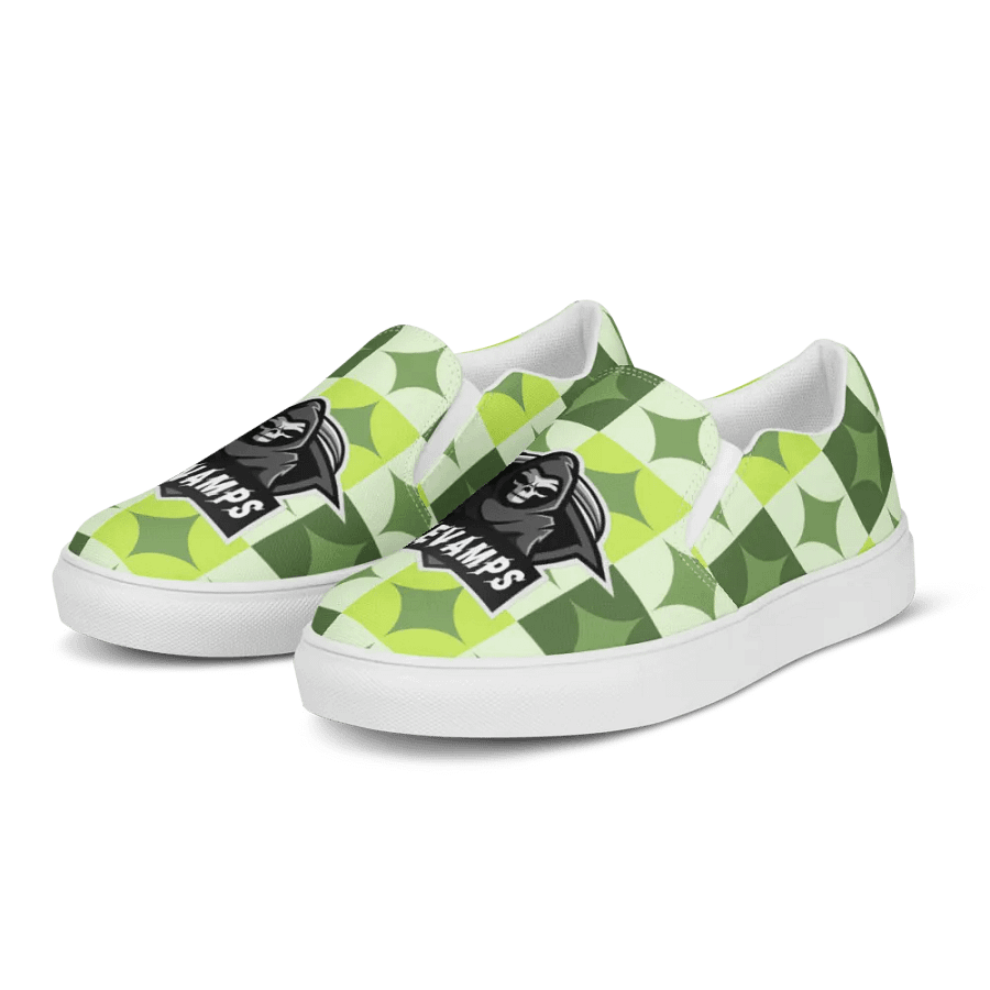 Men's Slip-On Canvas Shoes OneVamps Green Diamond product image (4)