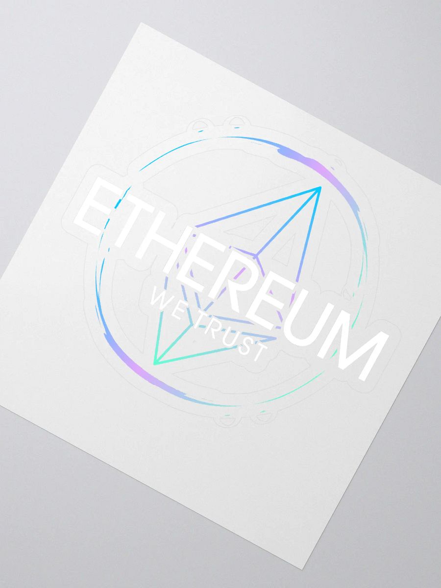 Ethereum Logo Kiss Cut Stickers product image (2)