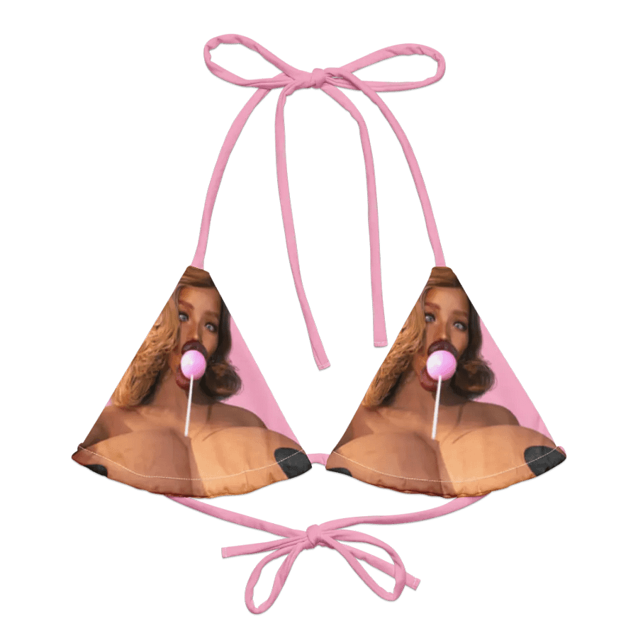 Plastic like candy bikini top product image (1)