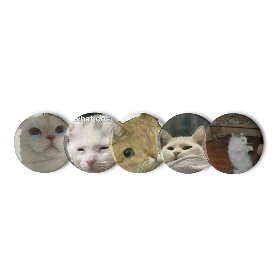 Set of Pin Buttons: Meme Cats 24 product image (9)