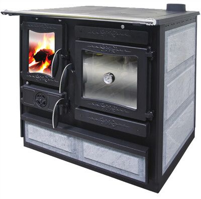 Guliver Wood Burning Cook Stove by Guca Soapstone Left Hand Flue product image (1)