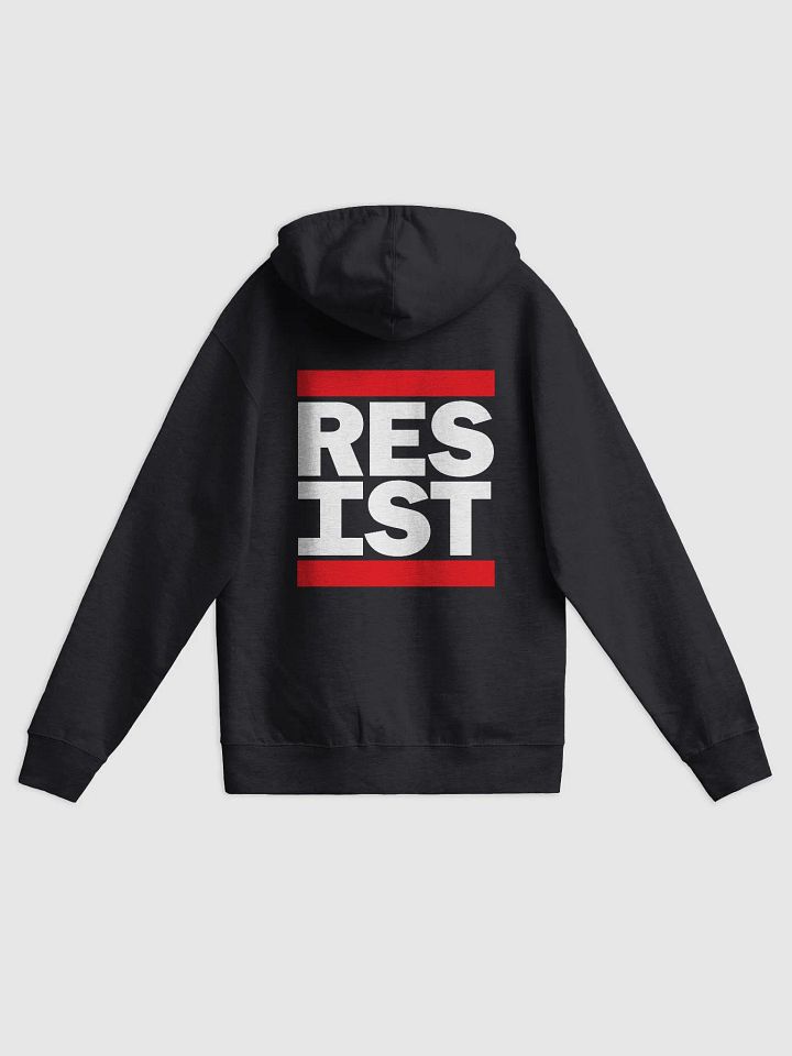 Resist Zip-Up Premium Hoodie LOGO ON BACK product image (1)