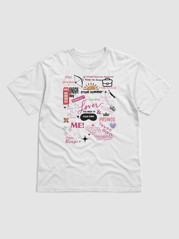 T.S Playful Doodle Graphic Cotton T-Shirt product image (9)