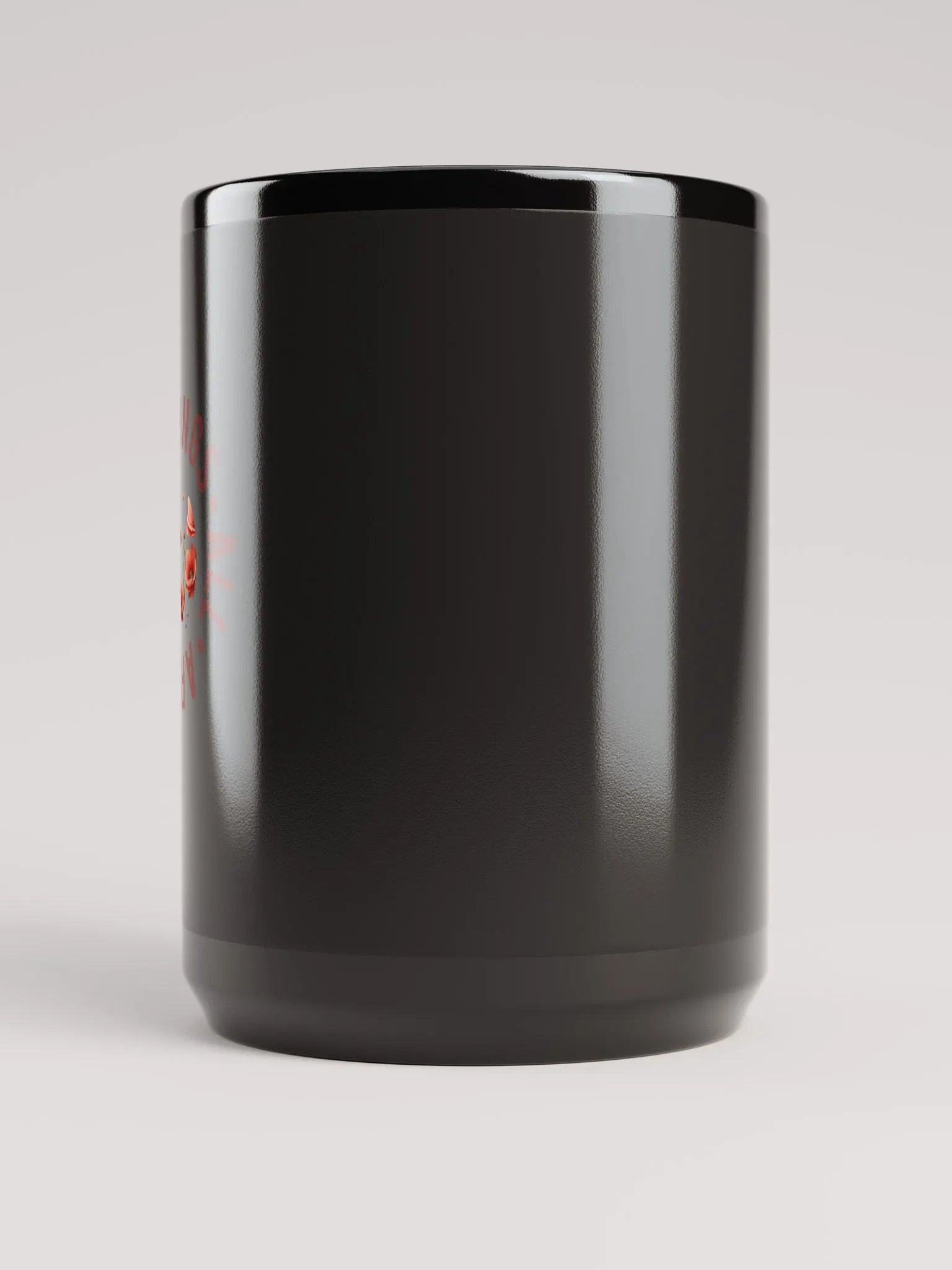 Floral Harmony Black Glossy Mug product image (5)
