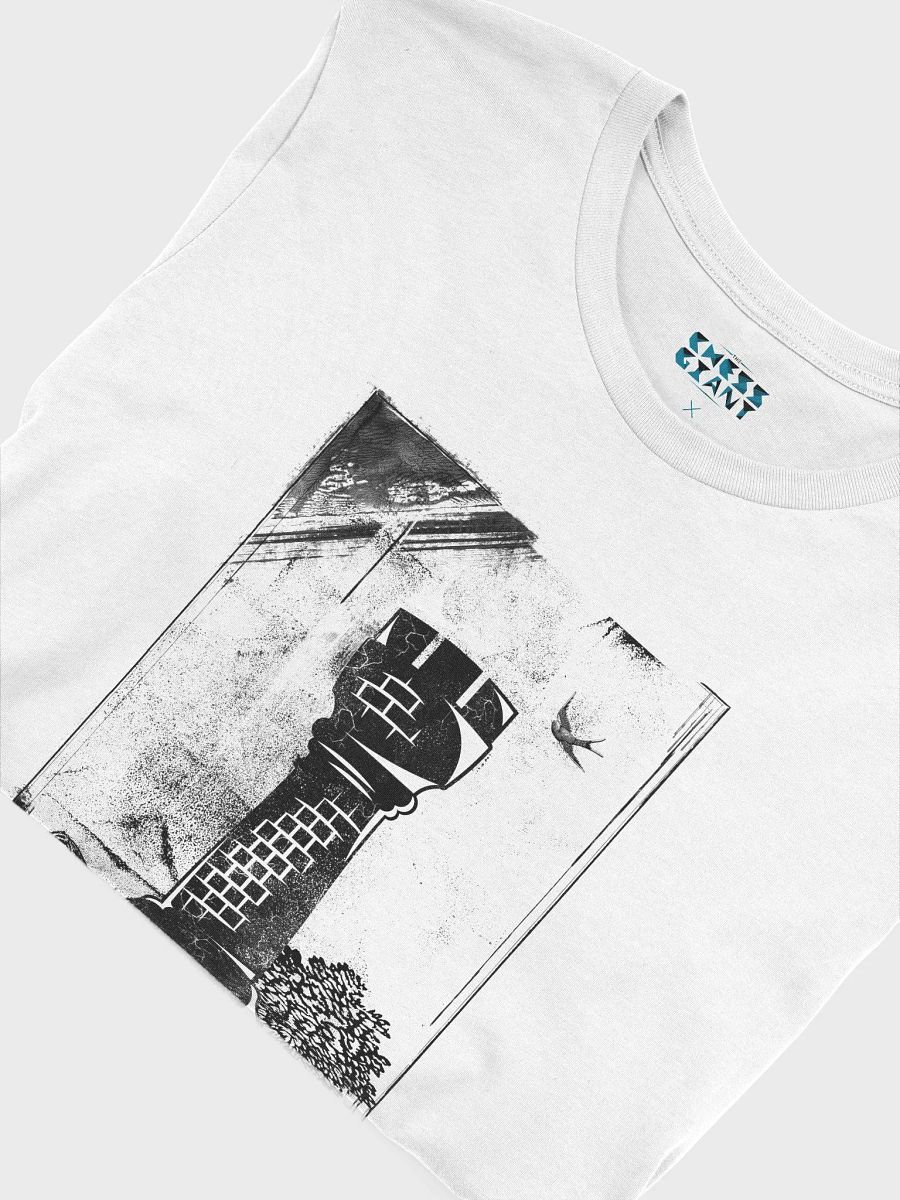 Grunge Chess: Medieval Rook unisex t-shirt product image (5)