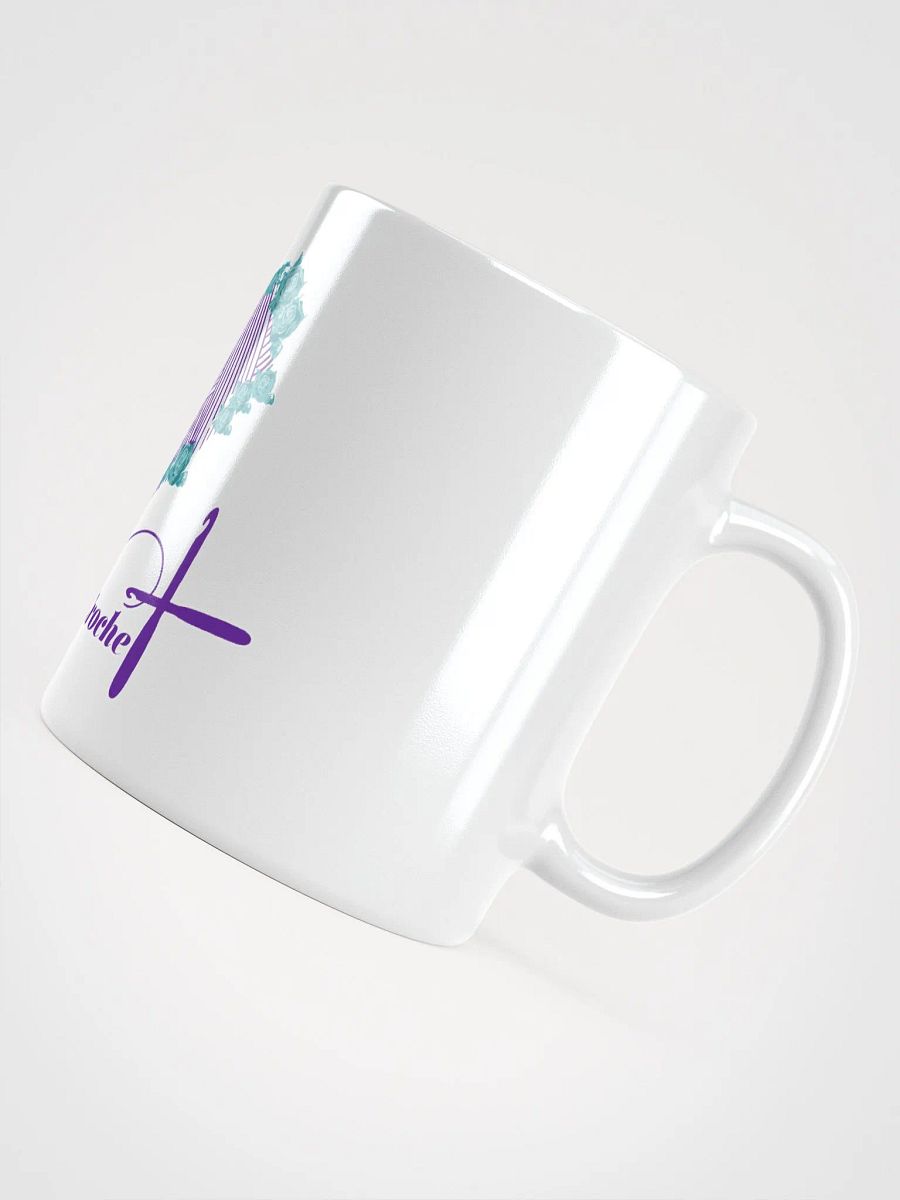 Blessed2Crochet White Logo Mug product image (8)