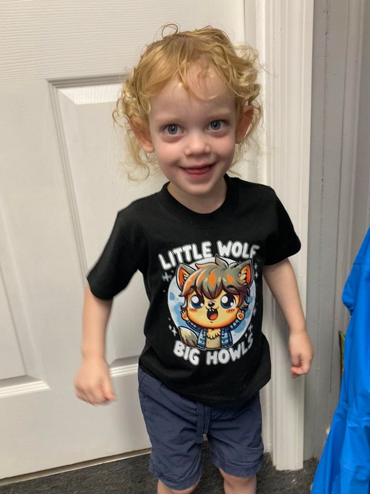 Little Wolf Big Howls Toddler Tee product image (1)