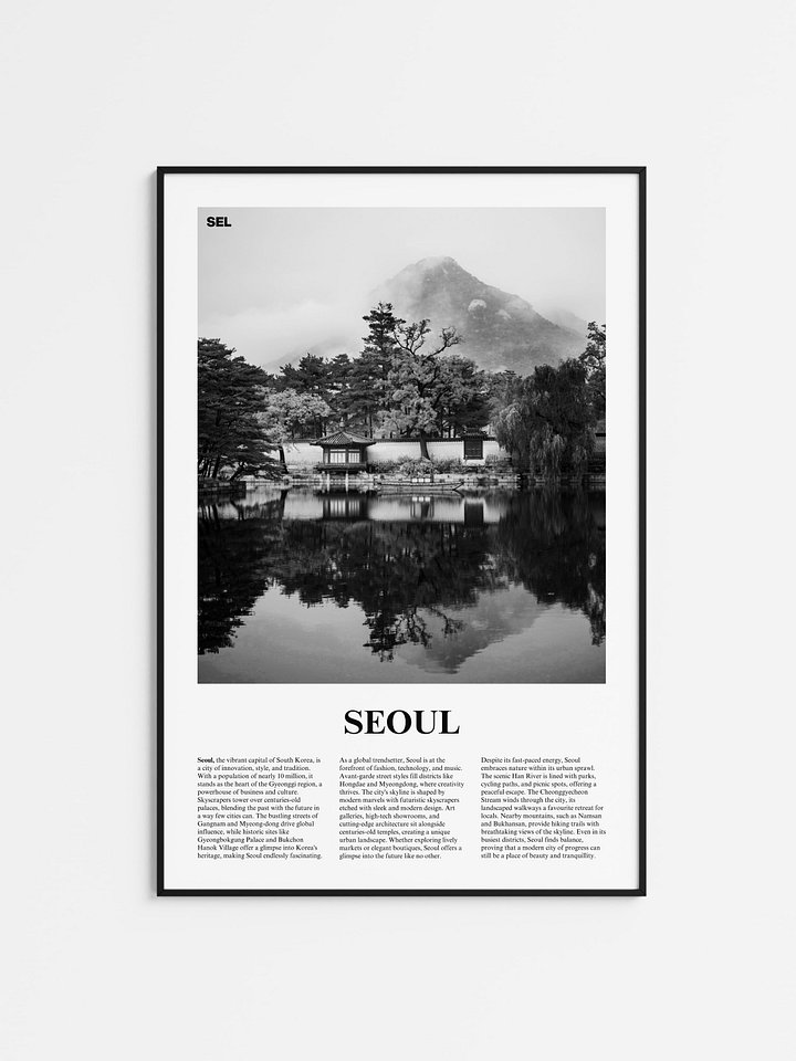 Seoul 03 Newspaper Poster product image (1)