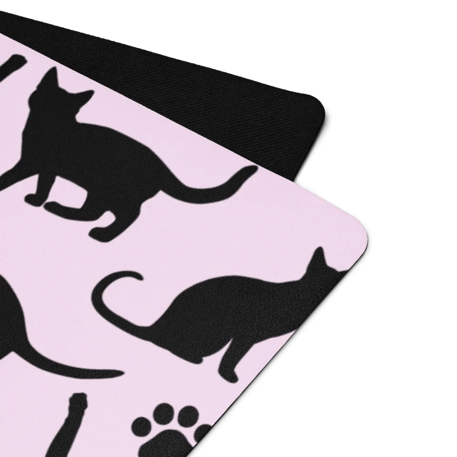 Yoga Mat with Cat Silhouette Design: Non-Slip and Eco-Friendly product image (5)