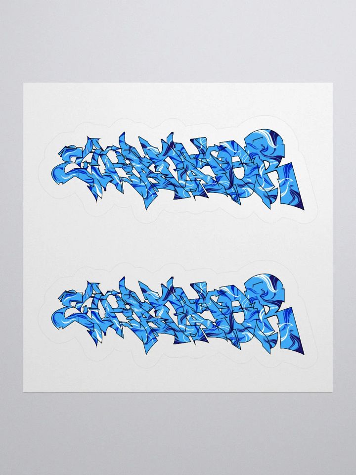 Blue Ethanator Graphitti Kiss Cut Stickers product image (3)