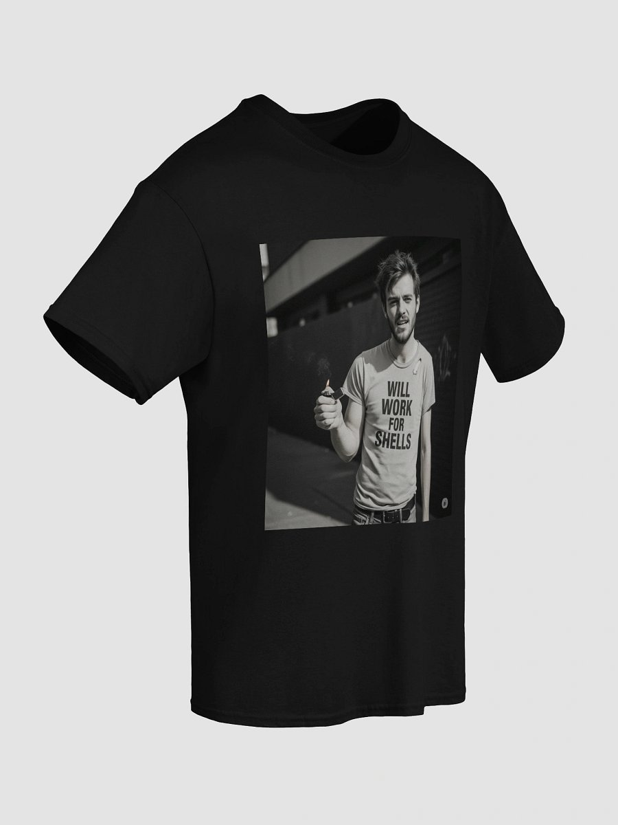 Will Work for Shells Tshirt product image (38)