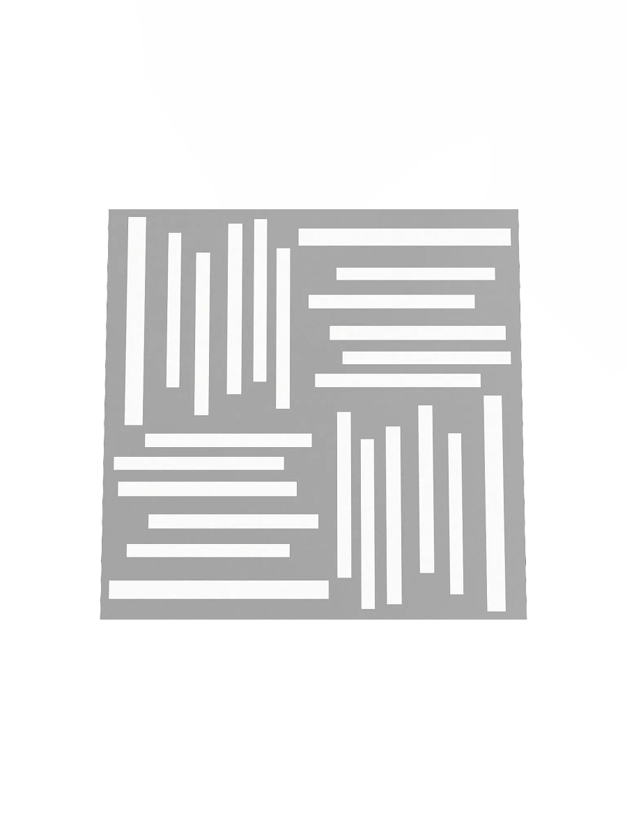 Minimalist geometry in grey and white Poster product image (4)
