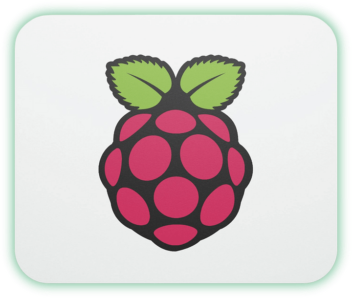 Raspbery Pi Icon Mouse Pad product image (1)