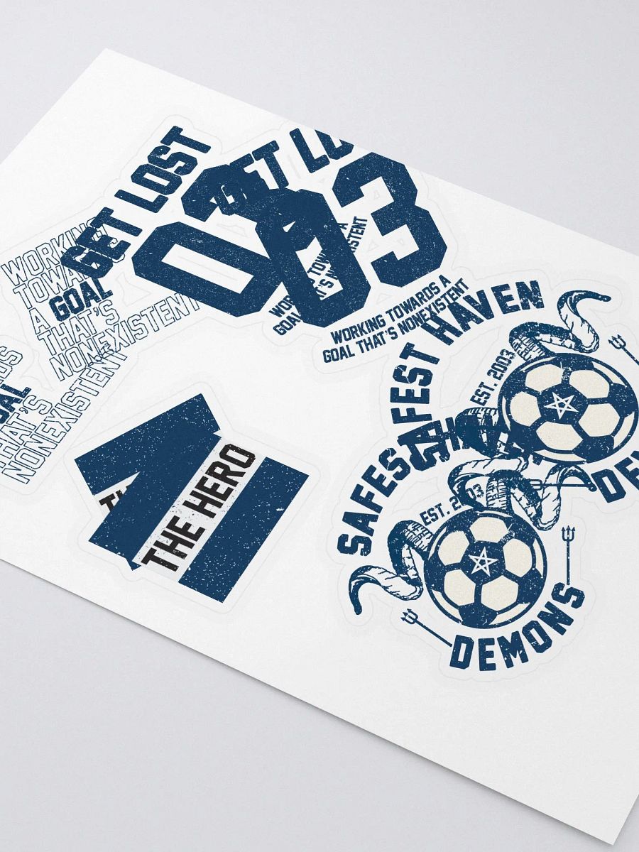 safest haven demons die cut transparent stickers product image (2)
