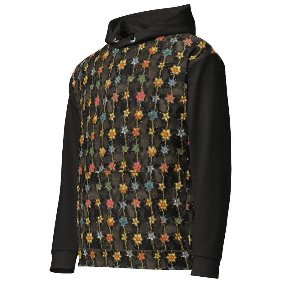 Flora Cascade Color Blocked Relaxed Fit Hoodie product image (7)