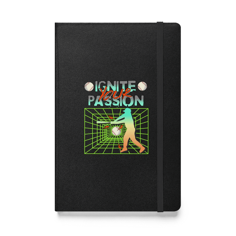 Ignite Your Passion Baseball Hardcover Journal product image (1)