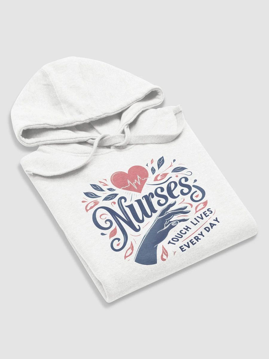 Nurses Touch lives everyday, Nurse's Heartbeat Premium Hoodie product image (5)