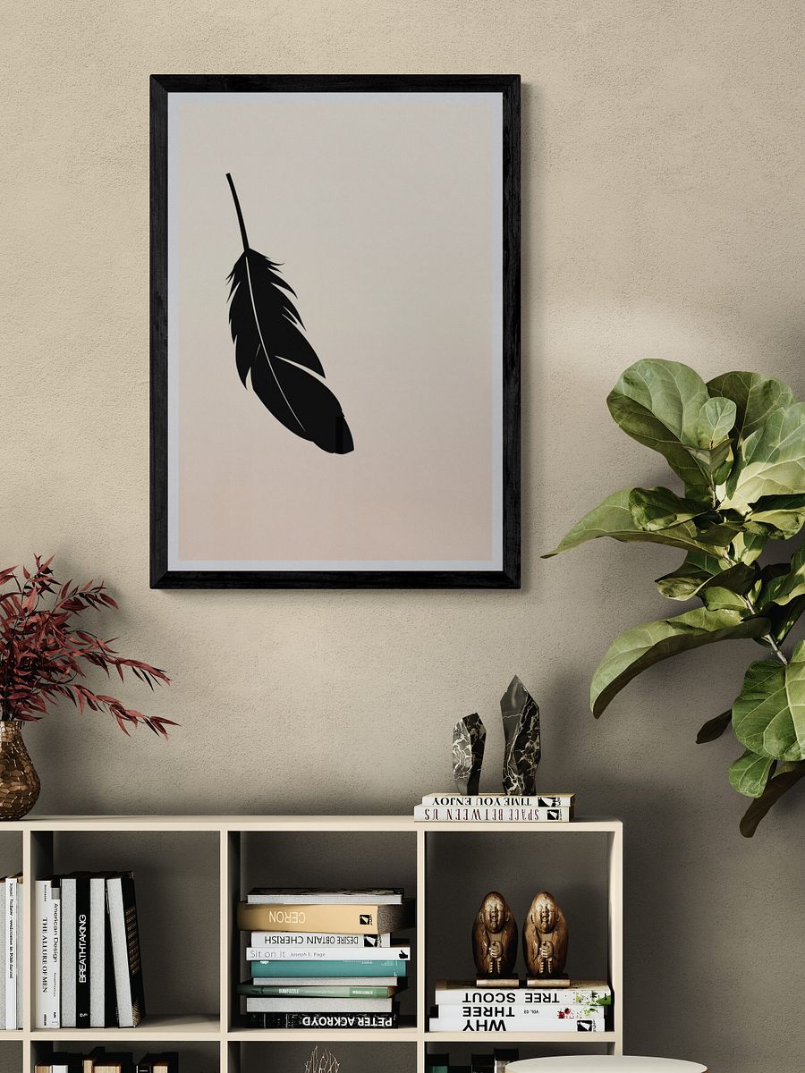 Falling Black Feather product image (1)