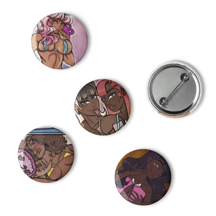 Sexy Ladies 5-Pack Buttons product image (1)