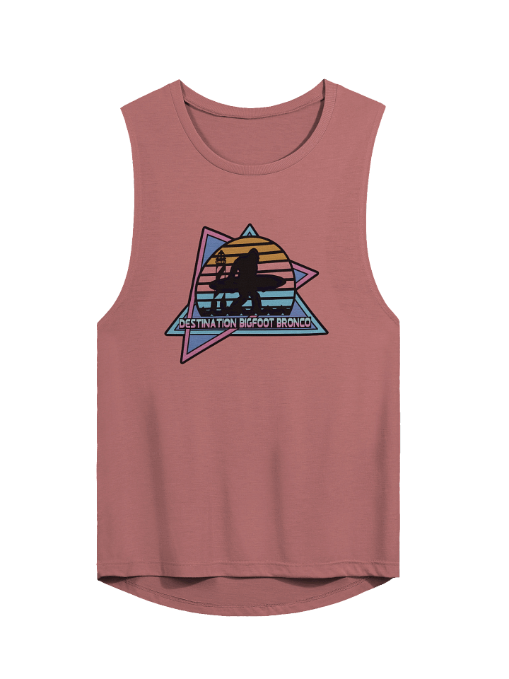 Destination Bigfoot Bronco Retro-Inspired Flowy Women's Muscle Tank (Multiple Colors Available) product image (2)