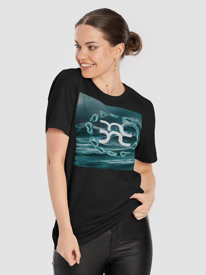 Exclusive Aquarius Zodiac T-Shirt - Unisex Astrology Gift with Oceanic Water Bearer Design product image (1)