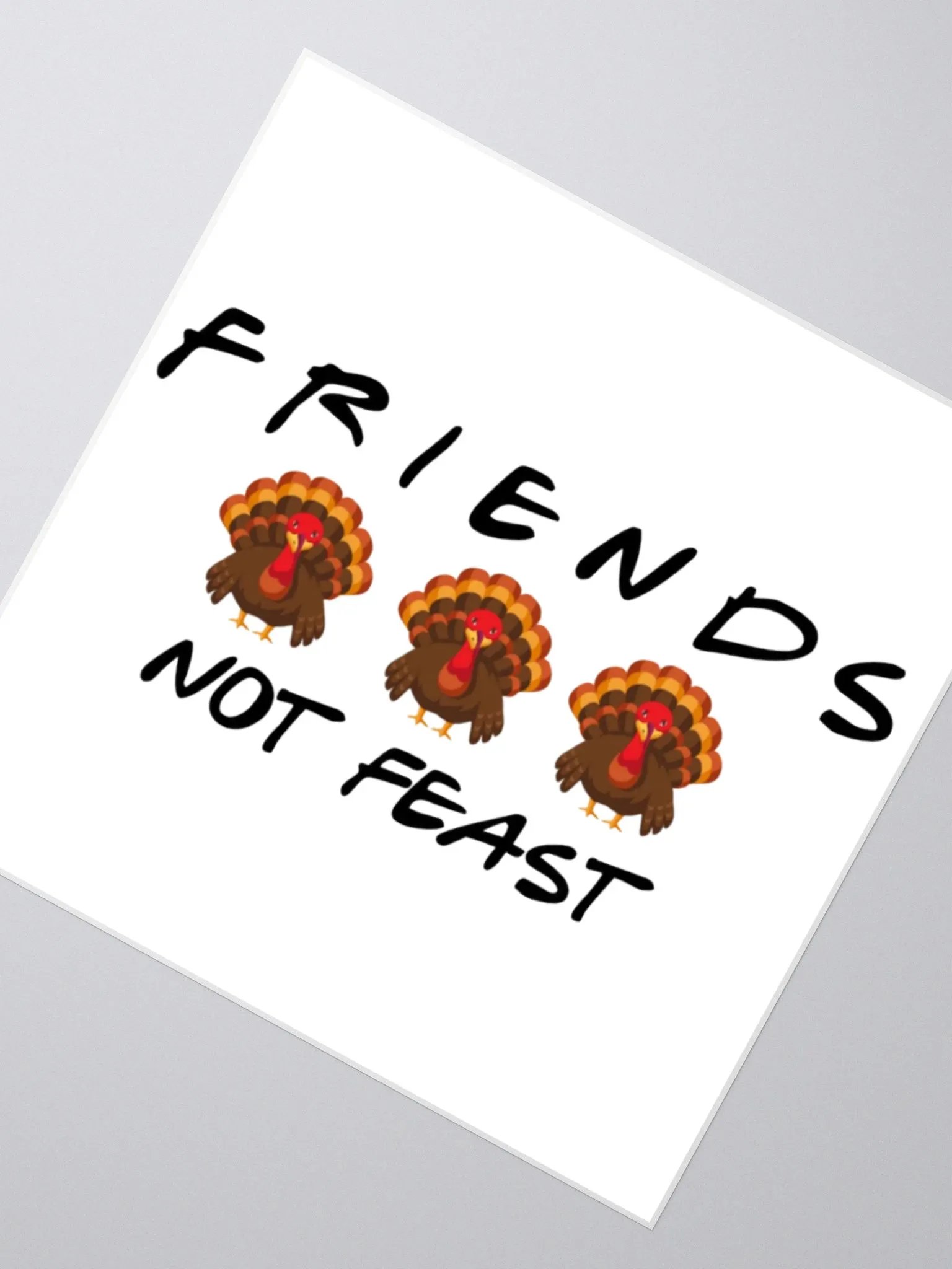 Friends Not Feast Sticker product image (6)