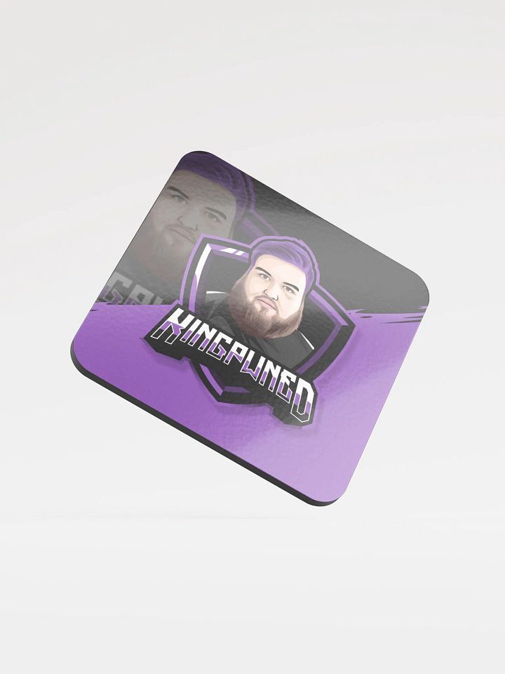 FaceLogo Glossy Cork Coaster product image (1)