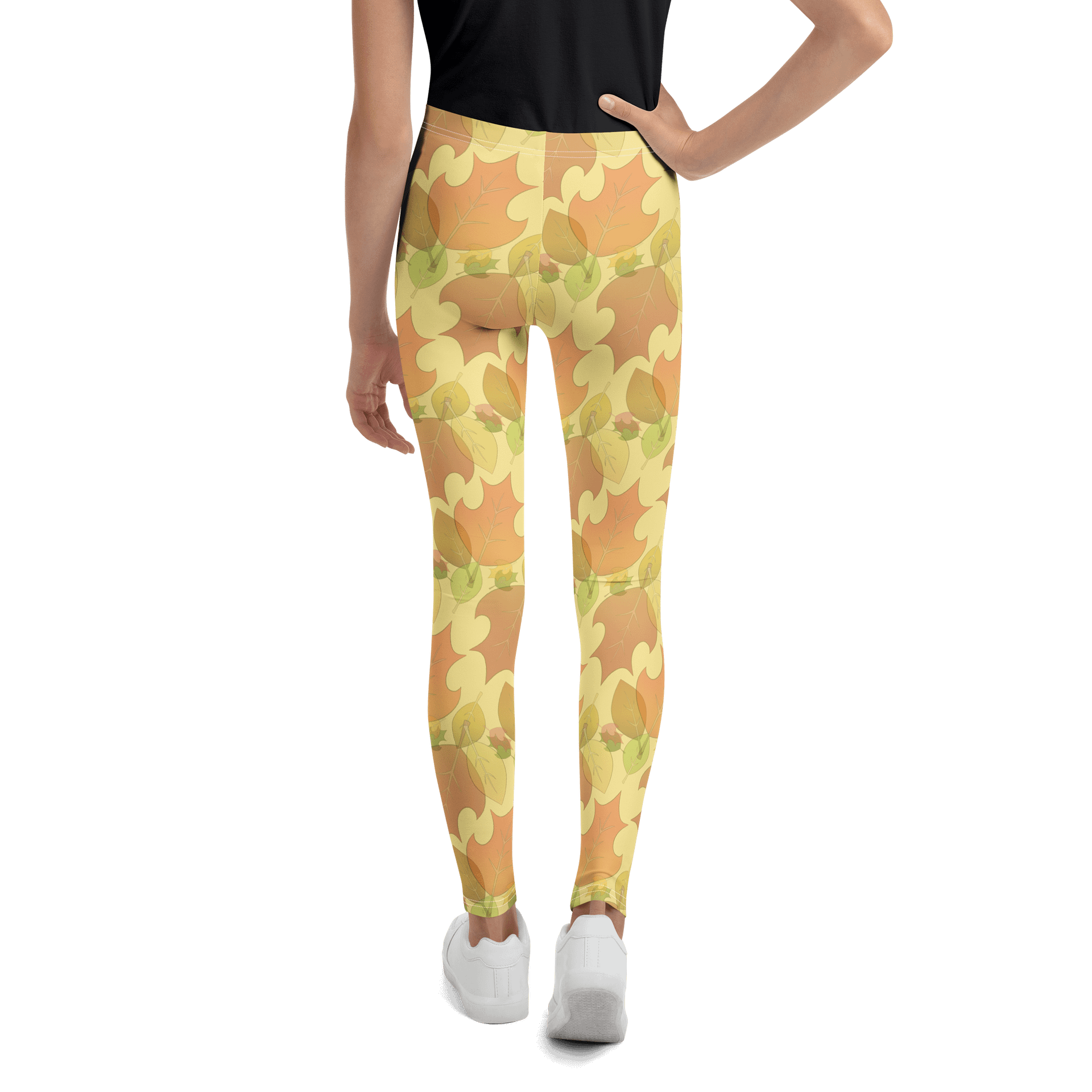 "Falling Leaves" Pattern - Youth Leggings product image (3)