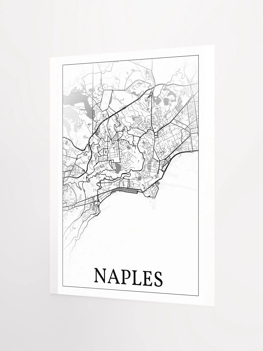Naples, Italy, city map print product image (9)