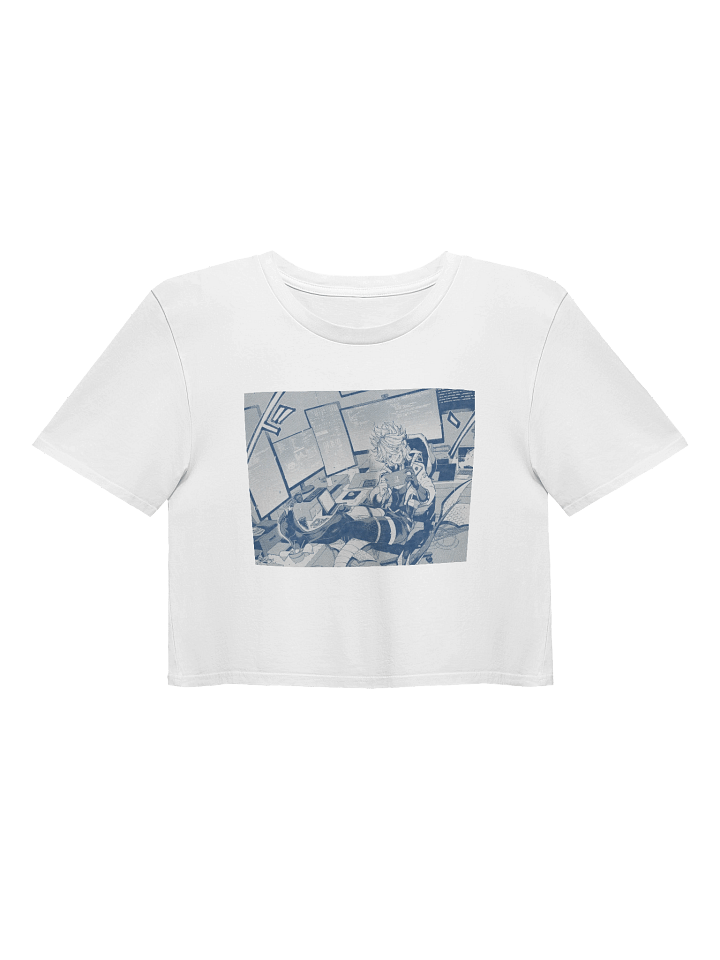 Tunana White and Blue Crop product image (1)