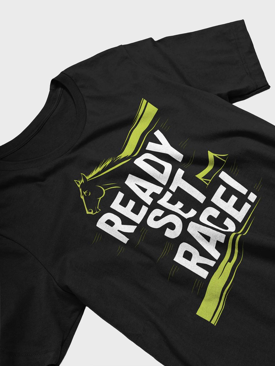 Neon Horse Racing Tee | Dynamic Speed Graphic Design product image (3)