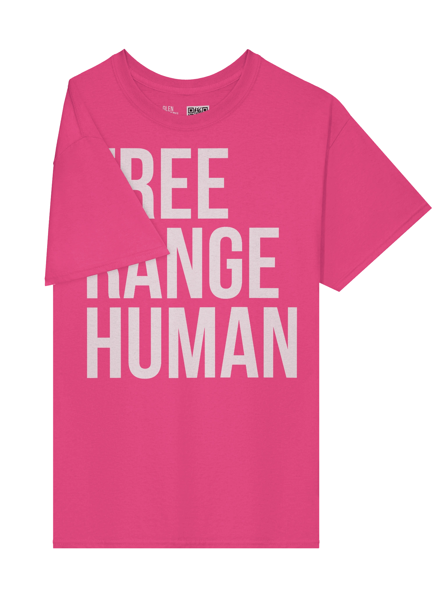 Free Range Human T-Shirt (White Print) product image (16)