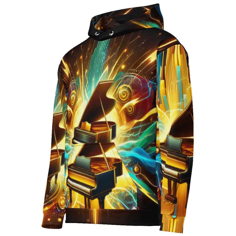 Piano Musical Instrument - All-Over Unisex Hoodie #25 product image (11)