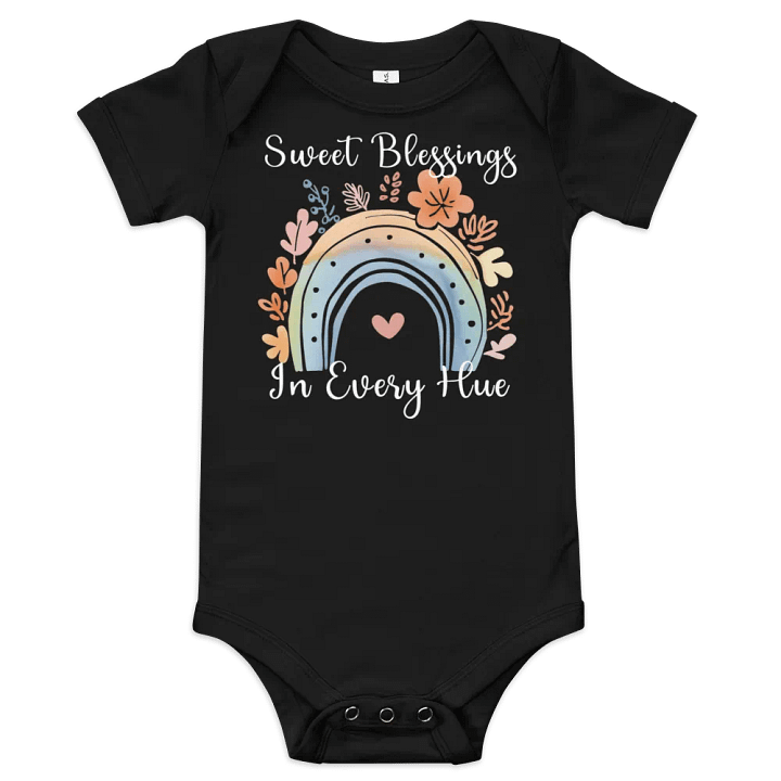 Sweet Blessings In Every Hue Boho Baby One Piece product image (2)