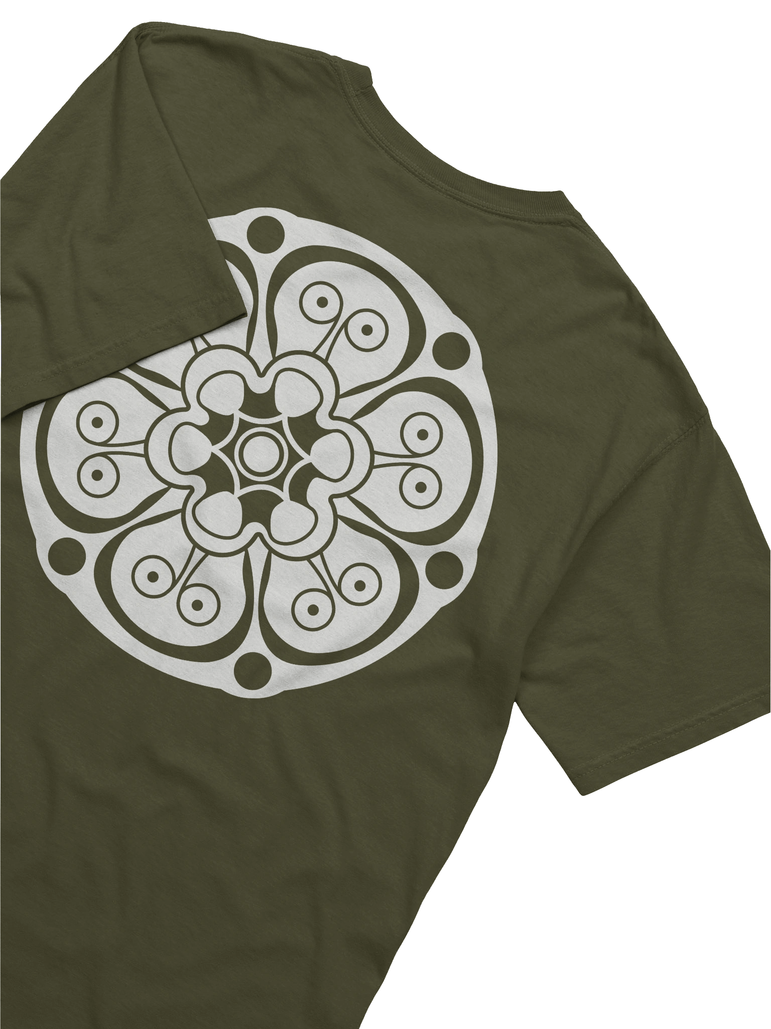 Saxon god heads motif - Heavy cotton shirt product image (5)