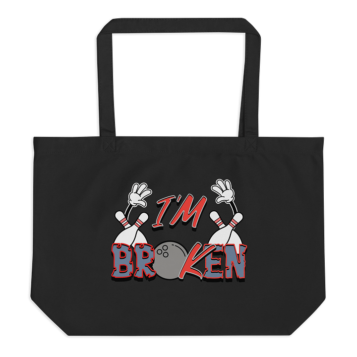 Im Broken Im Ok Bowling Colorful Ball Tote Bag product image (1)