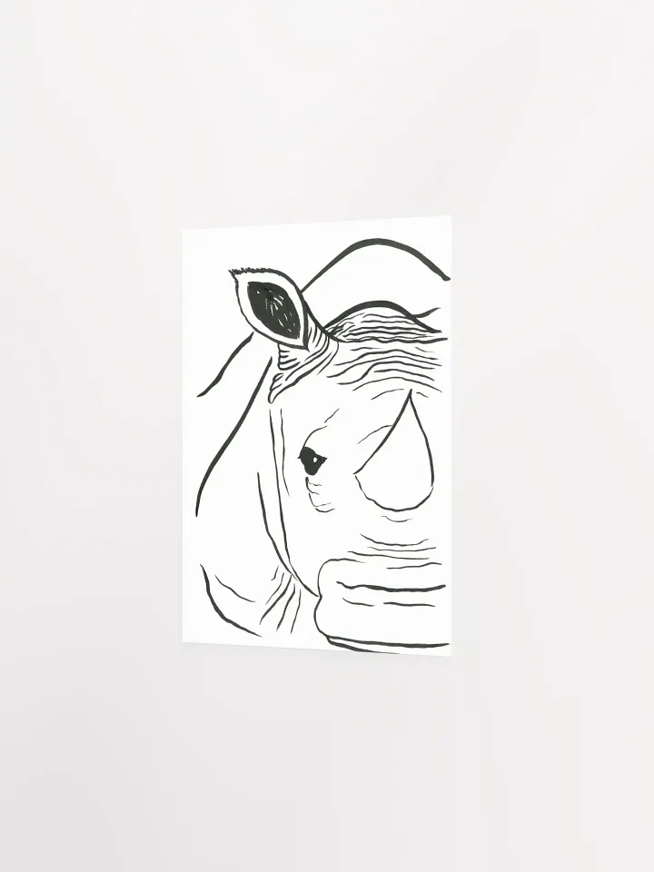 Face Of A Rhino Art Print product image (8)