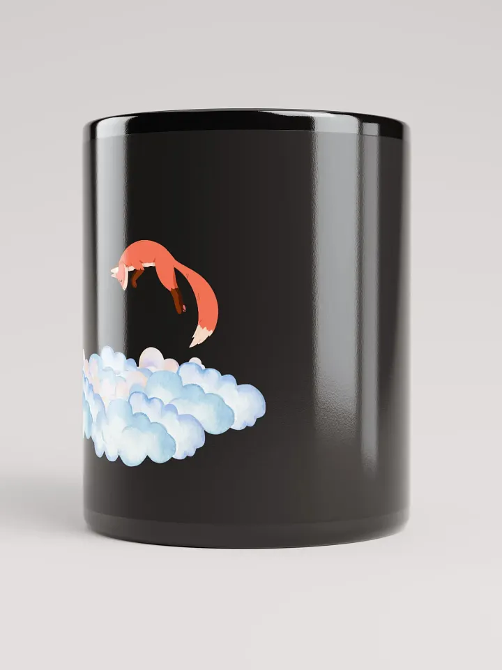 Bouncing Peach | Black Glossy Mug product image (2)