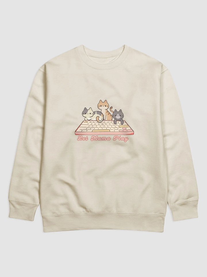 Fur mama sweatshirt (Let Mama Play Cat Sweatshirt – Purrfectly Cozy Chaos) product image (1)