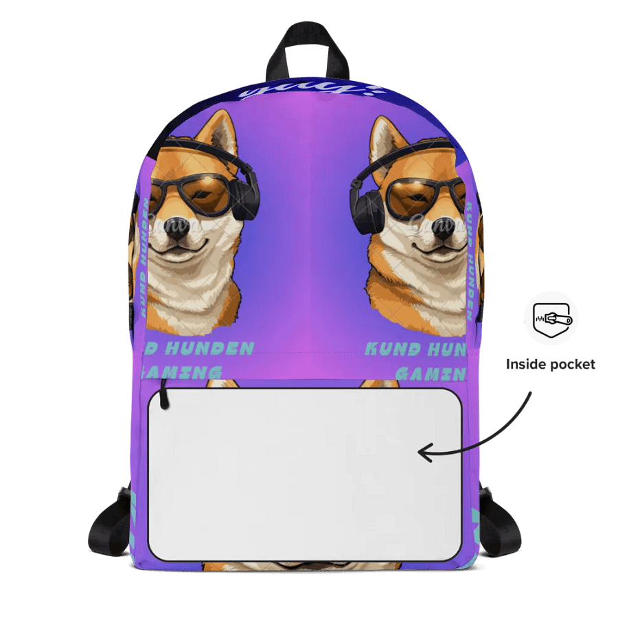 Gaming Shiba Inu All-Over Backpack product image (8)