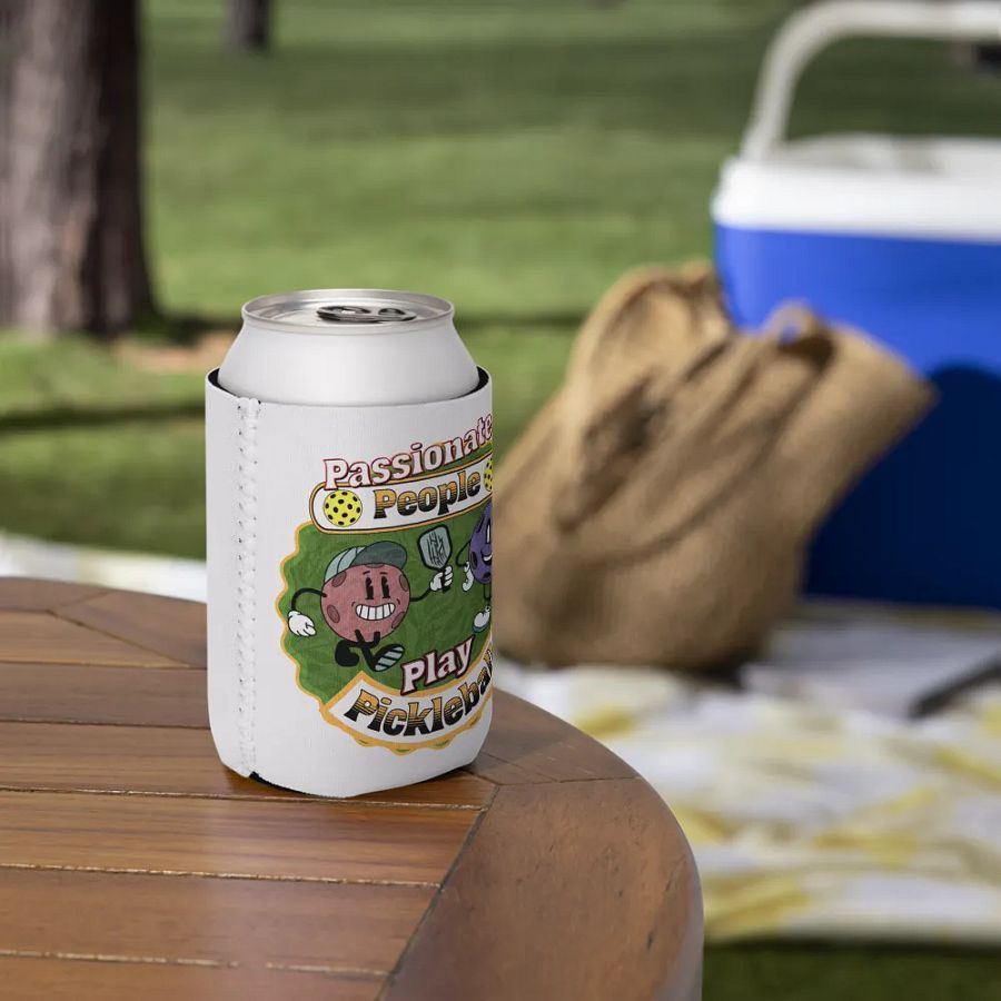 Passionate People Play Pickleball Can Cooler product image (6)