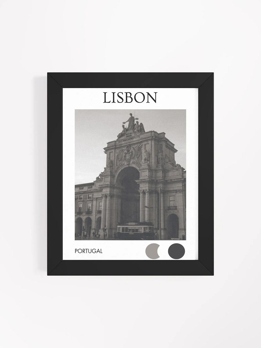 Arco da Rua Augusta - Black & White / Framed product image (4)