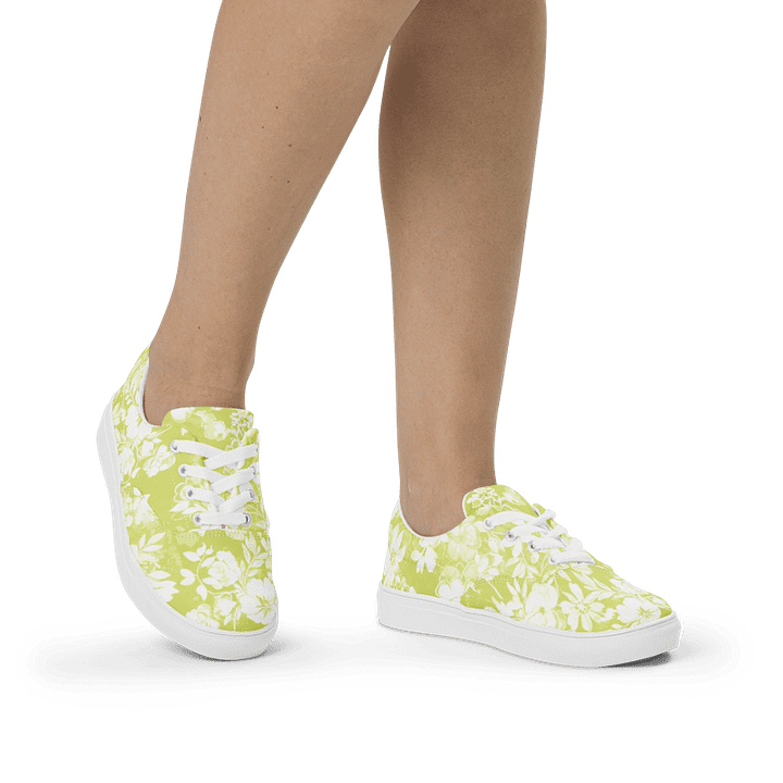 Floral Finesse Lace-Up Sneakers product image (2)