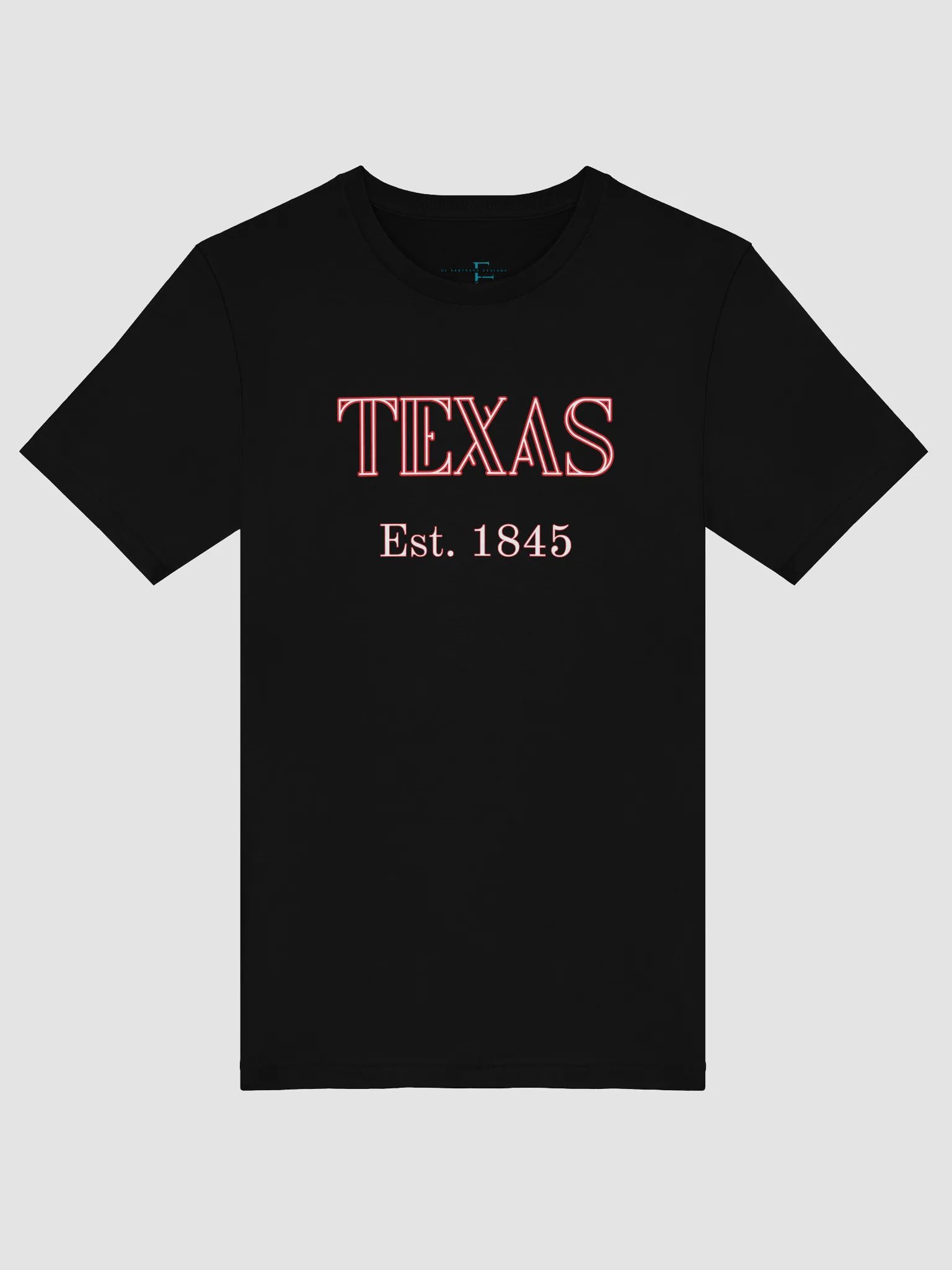 ❤️ TEXAS Est. 1845 Retro Tee with Red Outline | Bella+Canvas Unisex Shirt | Kompot Font product image (37)