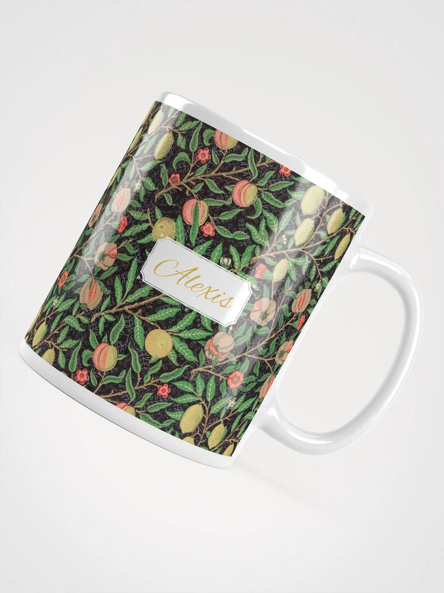 Personalized Fruit Pattern White Glossy Mug product image (4)