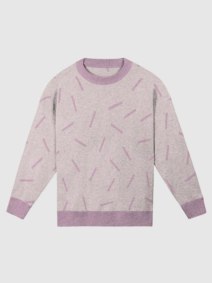 Lavender Sprinkles Relaxed Knit Sweater product image (1)