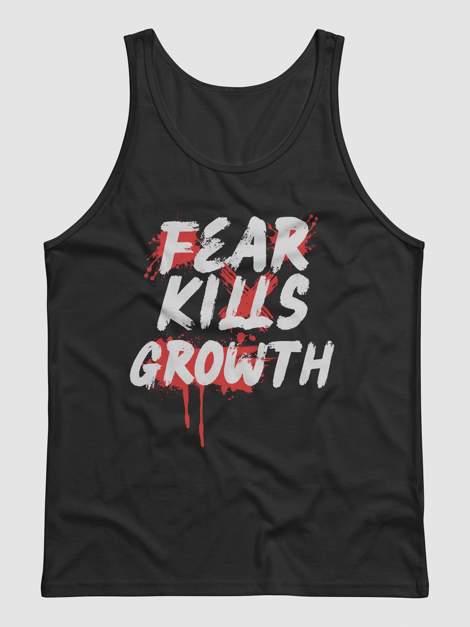 Fear Kills Growth Tank Top – Unisex Bella + Canvas Jersey Fit product image (2)